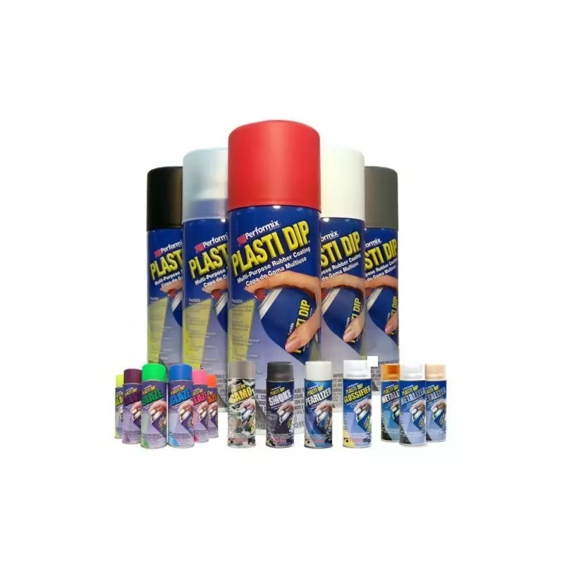 Spray Plasti Dip 400 ml, teintes classiques