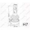 Ampoule H7 à LED Ventilée