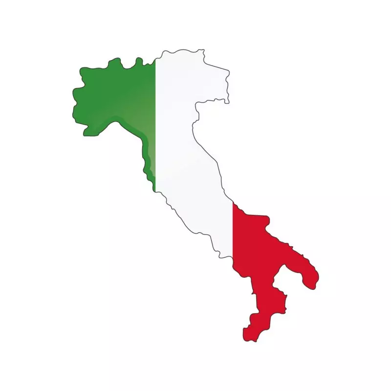 Adhésif 3D - Carte d'Italie Cadox