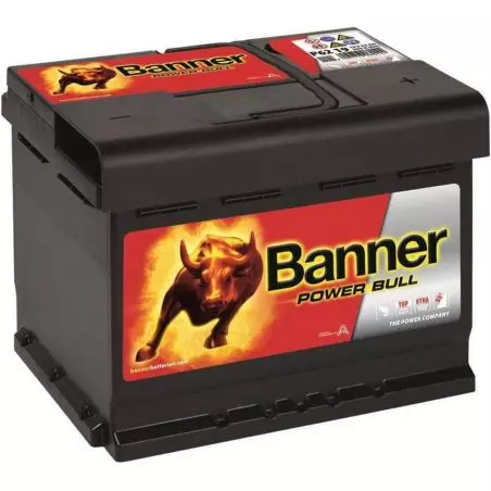 Batterie Banner 12V PowerBull P6219 62Ah - 550A