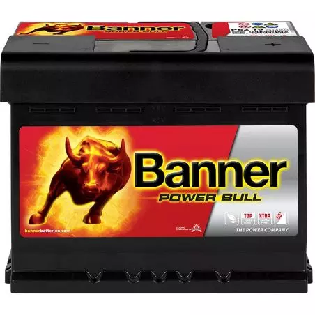 Batterie Banner 12V PowerBull P6219 62Ah - 550A