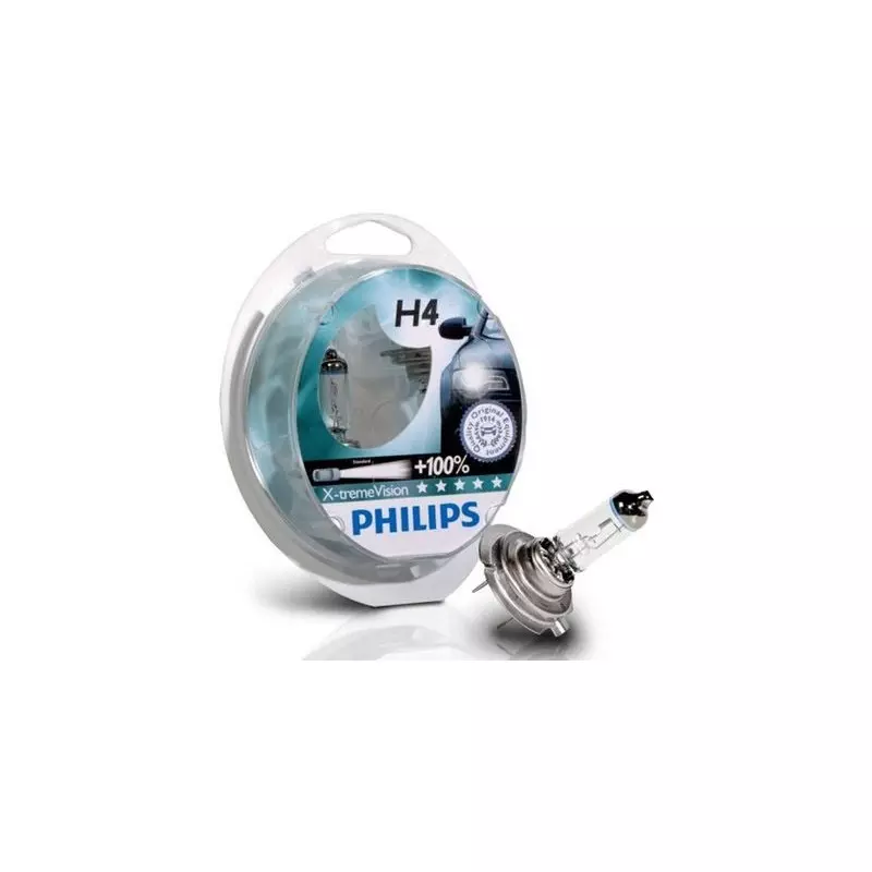 Ampoule H4 Philips X-trem Vision (la paire) 